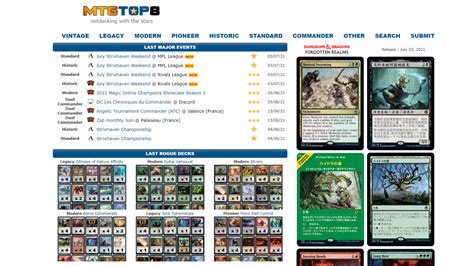 Find the decklists of the top8 players of MTG events around the world, such as. . Mtg top8